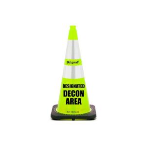 Hygenall Firefighter DESIGNATED DECON AREA (DDA) Cone