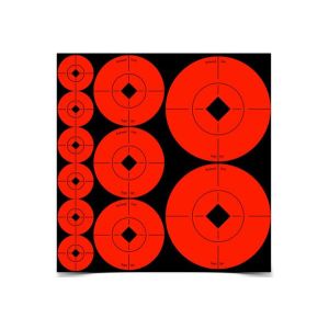 Birchwood Casey Target Spots Assorted Size Orange Target