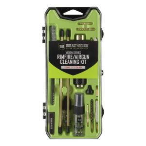 Breakthrough Clean Technologies Vision Series Rimfire & Airgun Cleaning Kit, .17 & .22 Caliber, Multi-Color