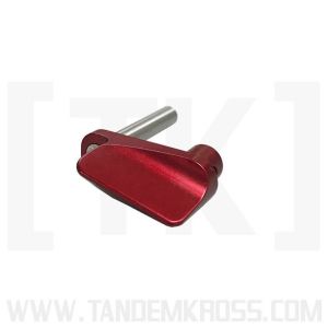 TANDEMKROSS Cornerstone Safety Thumb Ledge for Ruger MKIV 22/45 - Red